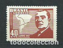 Stamps: Brasil - Correo 1947 Yvert 455 ** Mnh Personaje