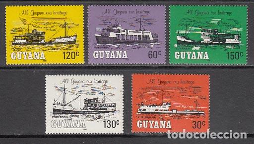 Stamps: Guayana Britanica - Correo Yvert 821/5 ** Mnh Barcos