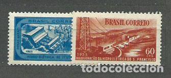 Stamps: Brasil - Correo 1955 Yvert 598/9 * Mh