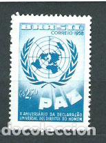 Selos: Brasil - Correo 1958 Yvert 668 ** Mnh