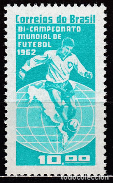 Selos: Brasil - Correo 1962 Yvert 726 ** Mnh Deportes f&uacute;tbol