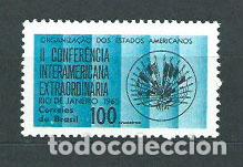 Selos: Brasil - Correo 1965 Yvert 787 ** Mnh