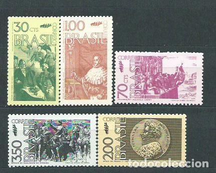 Selos: Brasil - Correo 1972 Yvert 1007/11 ** Mnh