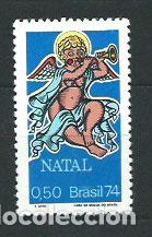 Selos: Brasil - Correo 1974 Yvert 1127 ** Mnh Navidad
