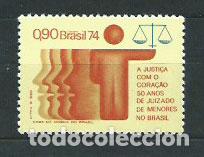 Selos: Brasil - Correo 1974 Yvert 1132 ** Mnh