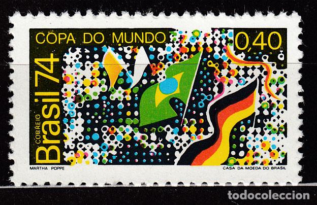 Selos: Brasil - Correo 1974 Yvert 1114 * Mh Deportes f&uacute;tbol