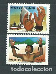 Briefmarken: Brasil - Correo 1984 Yvert 1646/7 ** Mnh