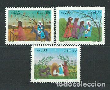Briefmarken: Brasil - Correo 1985 Yvert 1775/7 ** Mnh Navidad