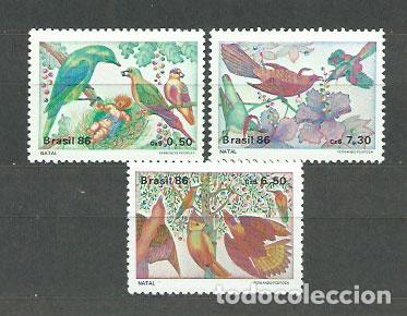 Briefmarken: Brasil - Correo 1986 Yvert 1811/3 ** Mnh Navidad
