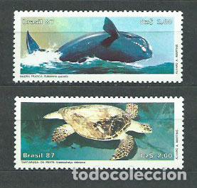 Briefmarken: Brasil - Correo 1987 Yvert 1835/6 ** Mnh Fauna.