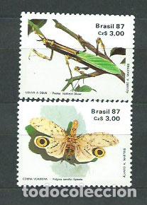 Briefmarken: Brasil - Correo 1987 Yvert 1840/1 ** Mnh Fauna