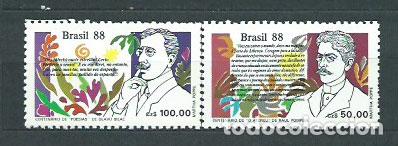 Briefmarken: Brasil - Correo 1988 Yvert 1888/9 ** Mnh