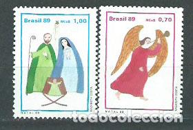 Selos: Brasil - Correo 1989 Yvert 1939/40 ** Mnh Navidad