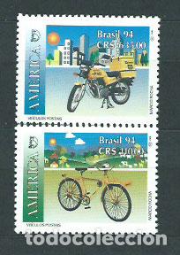 Selos: Brasil - Correo 1994 Yvert 2165/6 ** Mnh Upaep