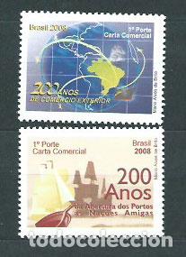 Selos: Brasil - Correo 2008 Yvert 3001/2 ** Mnh
