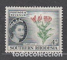 Selos: Rodesia del Sur - Correo Yvert 83 ** Mnh Flores