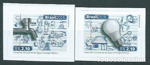 Selos: Brasil Correo 2016 Yvert 3545/46 ** Mnh
