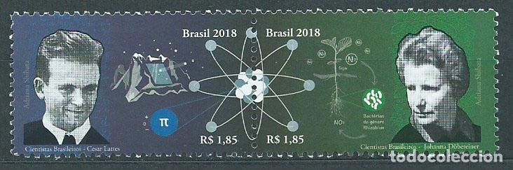 Briefmarken: Brasil Correo 2018 Yvert 3726/27 ** Mnh Cientificos