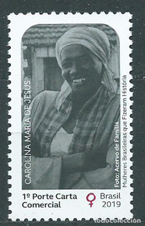 Briefmarken: Brasil Correo 2019 Yvert 3763 ** Mnh Mujeres Brasile&ntilde;as Carahna M Jesus