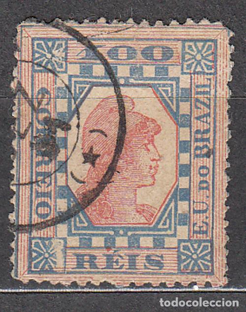 Stamps: Brasil Correo 1891 Yvert 77 usado