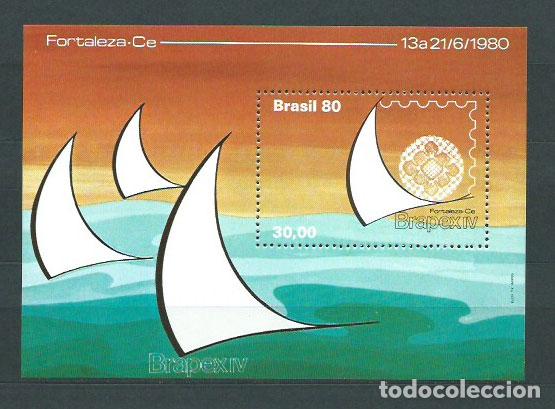 Stamps: Brasil - Hojas 1980 Yvert 41 ** Mnh Exposici&oacute;n Filatelica