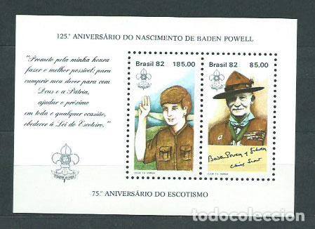 Stamps: Brasil - Hojas 1982 Yvert 50 ** Mnh Boy Scouts