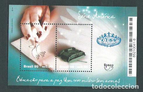 Selos: Brasil - Hojas 1999 Yvert 108 ** Mnh Upaep