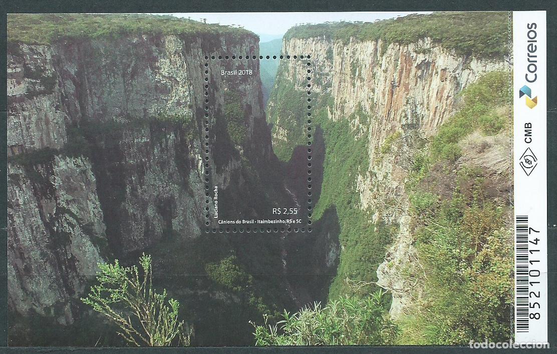 Selos: Brasil Hojas 2018 Yvert 187 ** Mnh Ca&ntilde;ones de Brasil Itaimbezinho