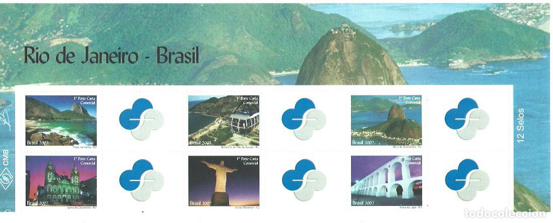 Selos: Brasil - Sellos con vi&ntilde;etas Yvert 15/20 ** Mnh