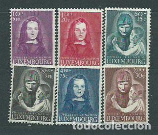 Selos: Luxemburgo - Correo 1950 Yvert 433/8 ** Mnh