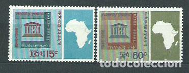 Selos: Etiopia - Correo 1966 Yvert 474/5 ** Mnh UNESCO