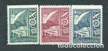 Selos: Checoslovaquia - Correo 1946 Yvert 440/2 * Mh