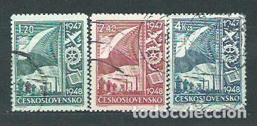 Selos: Checoslovaquia - Correo 1946 Yvert 440/2 usado