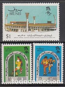 Selos: Brunei - Correo Yvert 303/5 ** Mnh Deportes