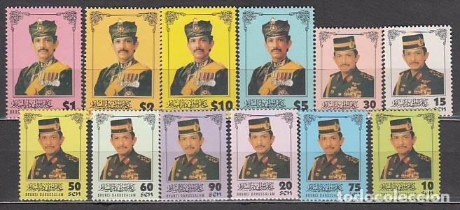 Selos: Brunei - Correo Yvert 507/18 ** Mnh Sult&aacute;n Hassanal Bolkiah