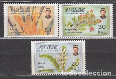 Selos: Brunei - Correo Yvert 522/4 ** Mnh Fauna y flora