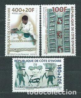 Selos: Costa de Marfil - Correo Yvert 1089/91 ** Mnh Artesania