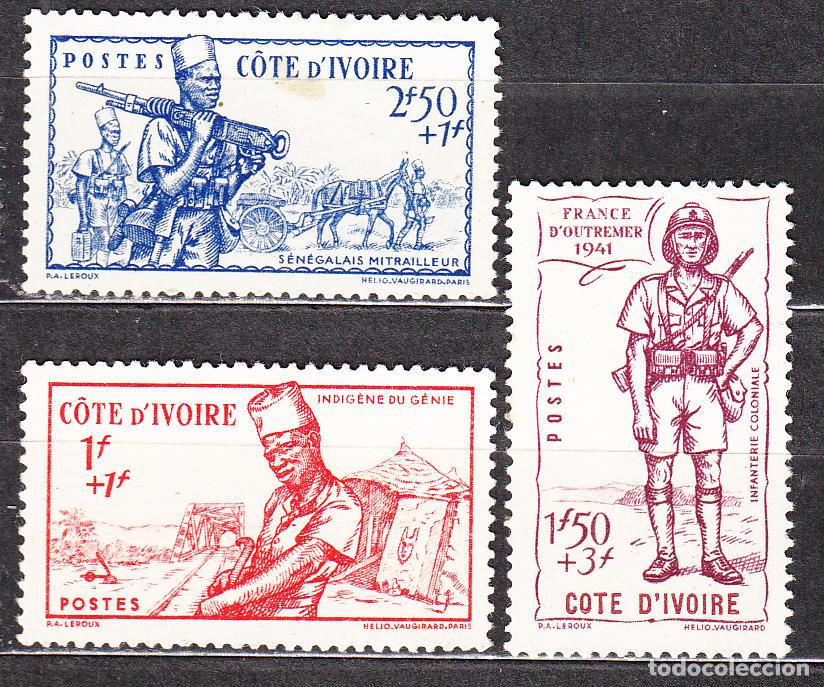 Selos: Costa de Marfil Correo Yvert 162/64 ** Mnh