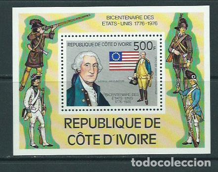 Selos: Costa de Marfil - Hojas Yvert 6 ** Mnh George Washington