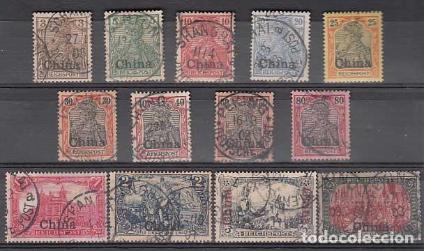 Sellos: China Alemana - Correo Yvert 9/21 usado