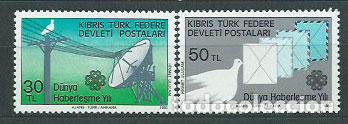 Sellos: Chipre Turco - Correo Yvert 117/8 ** Mnh