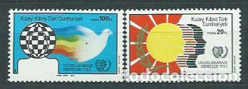 Sellos: Chipre Turco - Correo Yvert 157/8 ** Mnh