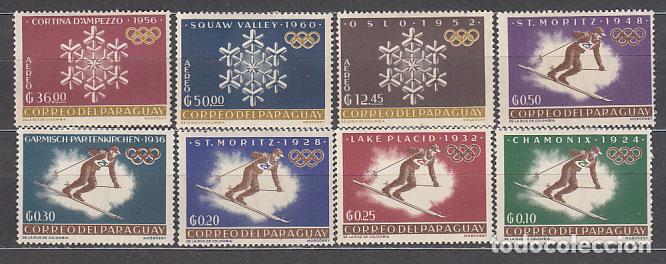 Briefmarken: Paraguay - Correo 1963 Yvert 719/23+A.358/60 ** Mnh Deportes. Olimpiadas de Insb