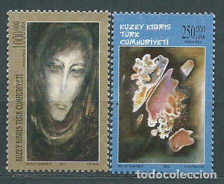 Briefmarken: Chipre Turco Correo Yvert 535/36 ** Mnh Arte