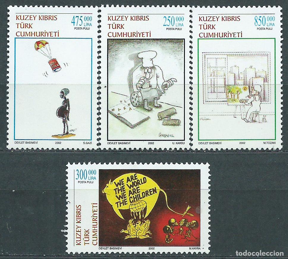 Briefmarken: Chipre Turco Correo Yvert 513/16 ** Mnh