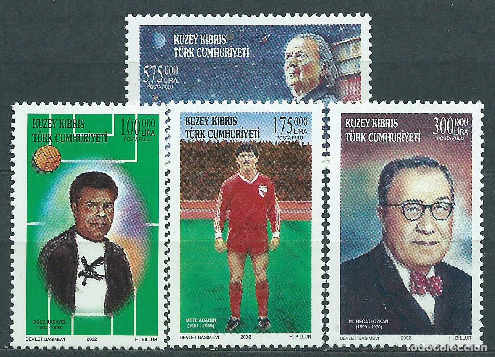 Briefmarken: Chipre Turco Correo Yvert 531/34 ** Mnh