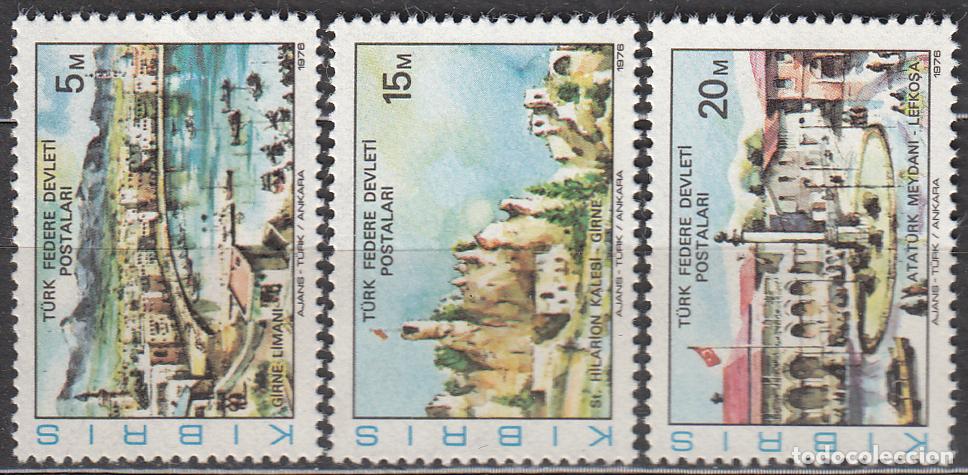 Briefmarken: Chipre Turco - Correo Yvert 27/29 ** Mnh