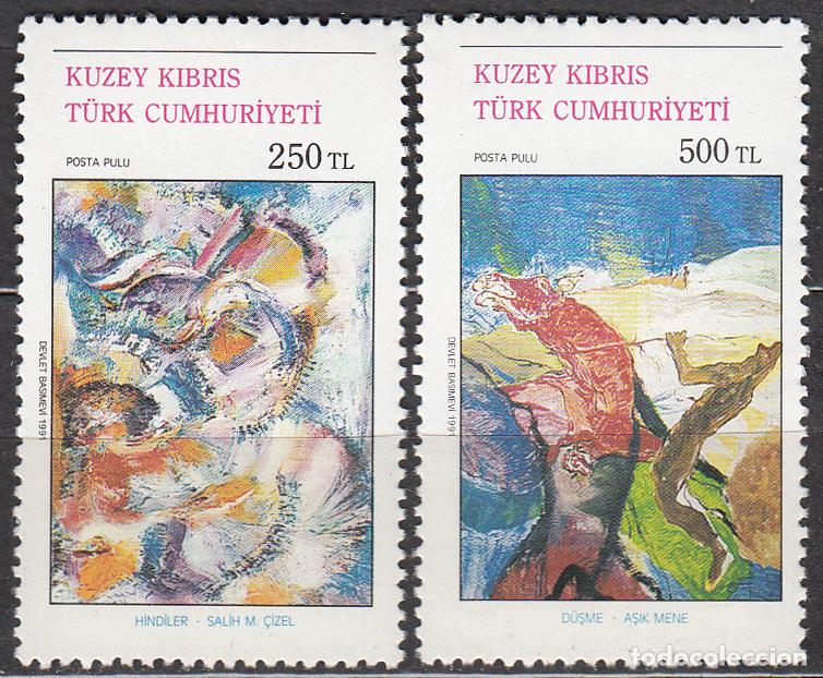 Briefmarken: Chipre Turco Correo Yvert 290/91 ** Mnh