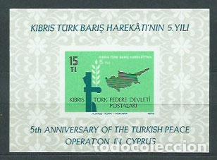 Briefmarken: Chipre Turco - Hojas Yvert 1 ** Mnh