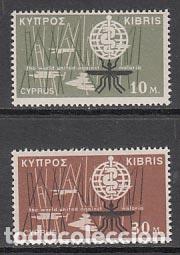 Briefmarken: Chipre - Correo 1962 Yvert 192/3 ** Mnh Paludismo
